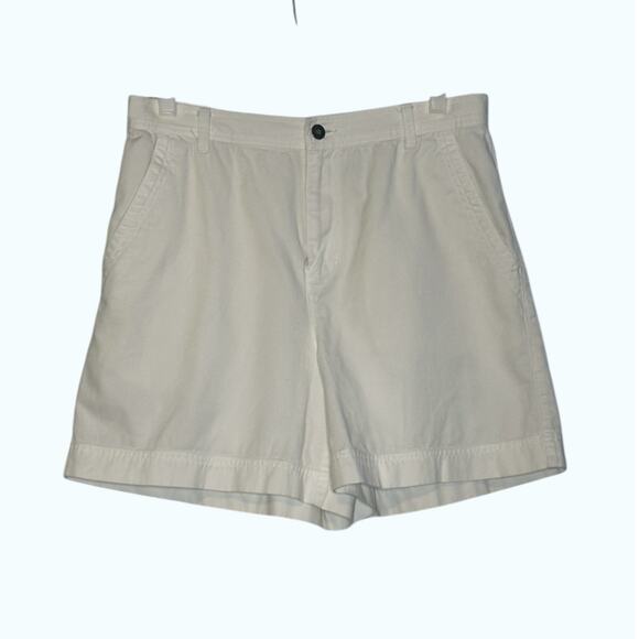 Liz Claiborne white pleated high waist shorts size 12 - Picture 8 of 8